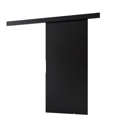 Tolóajtó falra szerelhető BARRET 1 - 76 cm, fekete