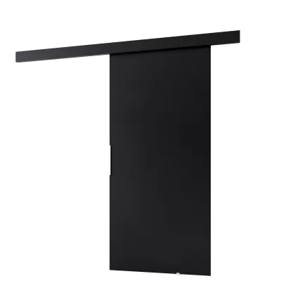 Tolóajtó falra szerelhető BARRET 1 - 76 cm, fekete