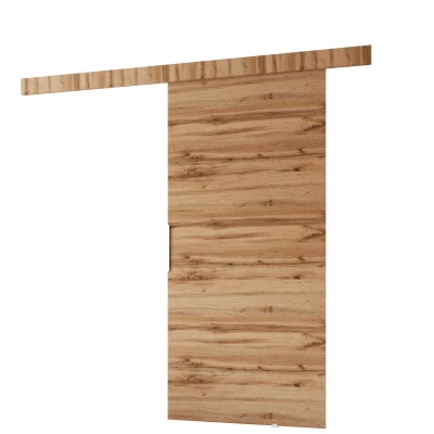 Tolóajtó falra szerelhető BARRET 1 - 76 cm, wotan tölgyfa