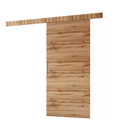 Tolóajtó falra szerelhető BARRET 1 - 76 cm, wotan tölgyfa