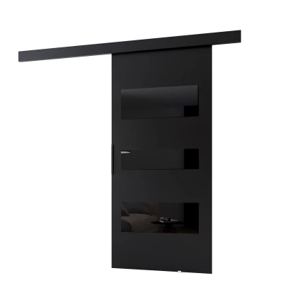 Beltéri faliajtó BARRET 3 - 76 cm, fekete