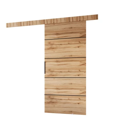 BARRET tolóajtó 10 - 76 cm, wotan tölgy / fekete