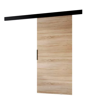 BARRET 11 tolóajtó - 76 cm, sonoma tölgy / fekete