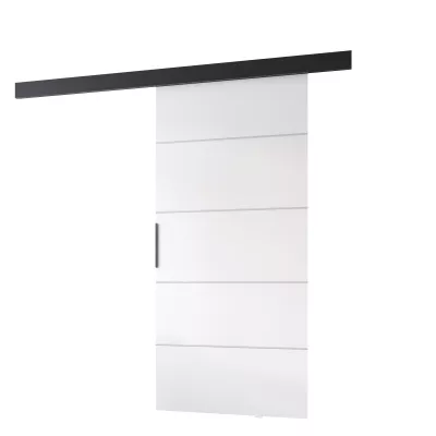 Tolóajtó BARRET 12 - 76 cm, fehér / fekete