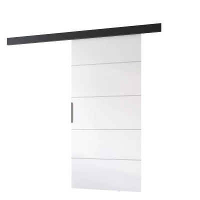 Tolóajtó BARRET 12 - 86 cm, fehér / fekete
