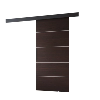 BARRET tolóajtó 12 - 86 cm, wenge / fekete