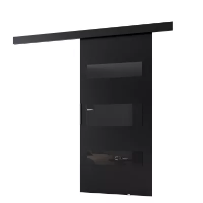 BARRET beltéri tolóajtó 14 - 76 cm, fekete