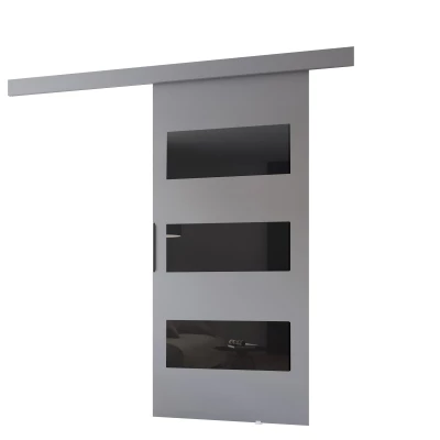 Beltéri faliajtó BARRET 15 - 86 cm, szürke / fekete