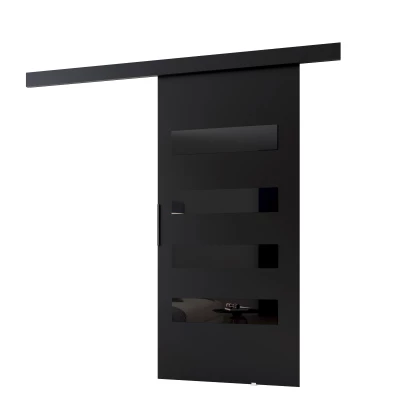 BARRET beltéri tolóajtó 16 - 86 cm, fekete