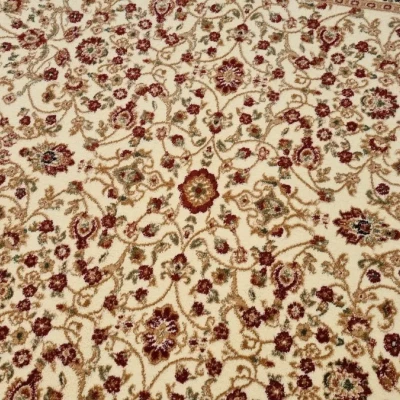 Mintás szőnyeg 200x300 cm LUCHO ovális - krémszínű