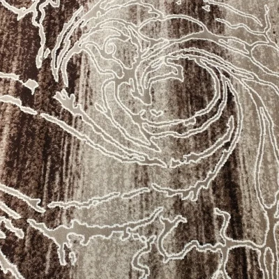 Modern szőnyegdarab 150x300 cm DEMIAN - bézs / barna
