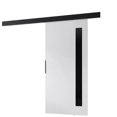 Beltéri faliajtó BARRET 17 - 76 cm, fehér / fekete