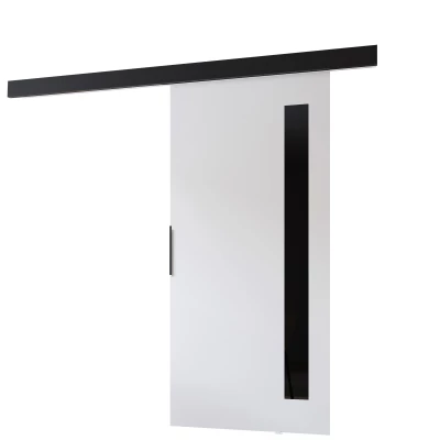 Beltéri faliajtó BARRET 17 - 86 cm, fehér / fekete