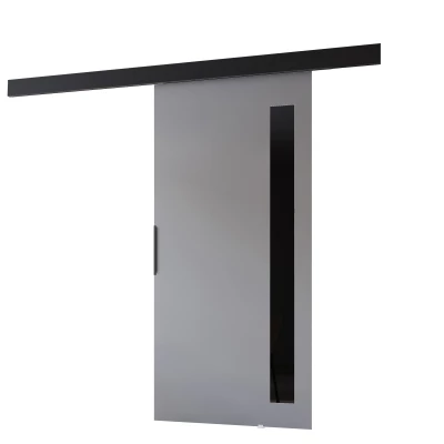 Beltéri faliajtó BARRET 17 - 86 cm, szürke / fekete