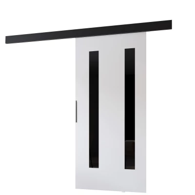 Tolóajtó BARRET 18 - 76 cm, fehér / fekete