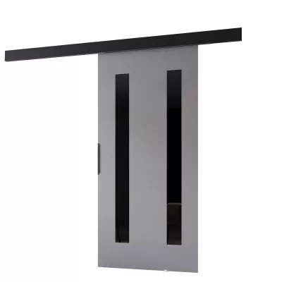 Tolóajtó BARRET 18 - 86 cm, szürke / fekete