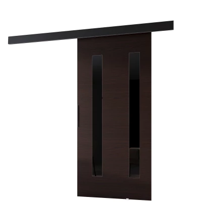 BARRET tolóajtó 18 - 86 cm, wenge / fekete