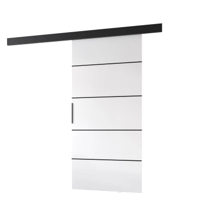 Beltéri faliajtó BARRET 20 - 76 cm, fehér / fekete