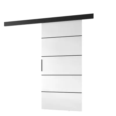 Beltéri faliajtó BARRET 20 - 76 cm, fehér / fekete