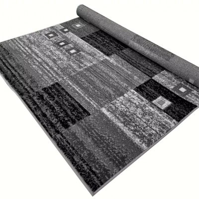 Geometrikus szőnyeg 50x90 cm LUKEN - szürke