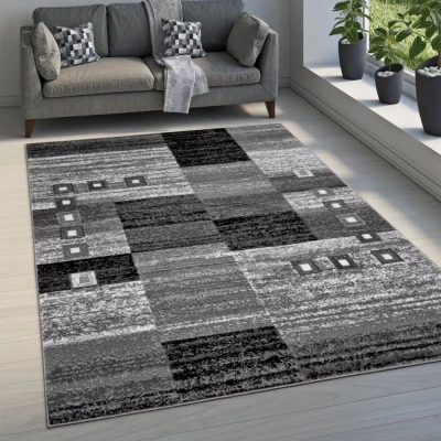 Geometrikus szőnyeg 50x90 cm LUKEN - szürke
