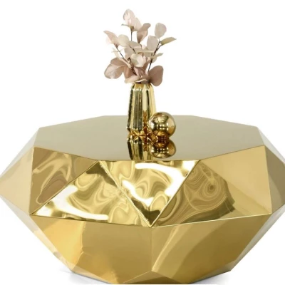 DIADEM design dohányzóasztal - arany