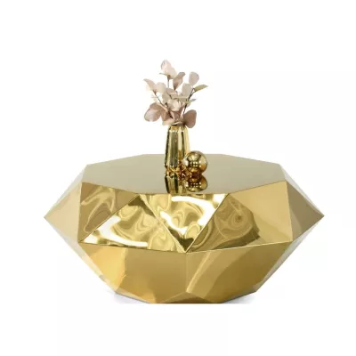 DIADEM design dohányzóasztal - arany