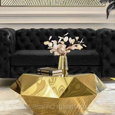 DIADEM design dohányzóasztal - arany