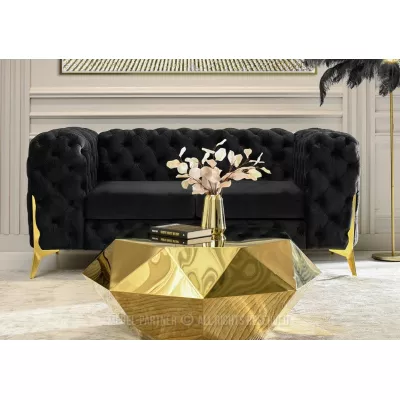 DIADEM design dohányzóasztal - arany