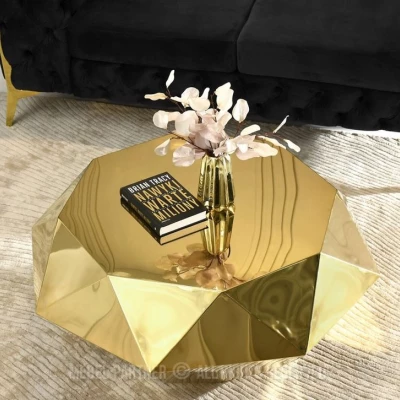 DIADEM design dohányzóasztal - arany