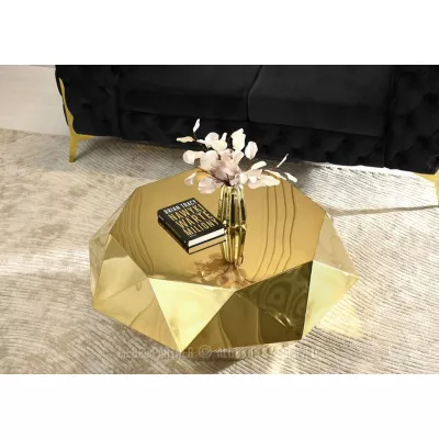 DIADEM design dohányzóasztal - arany