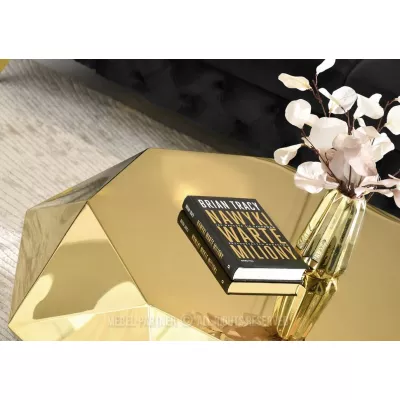 DIADEM design dohányzóasztal - arany