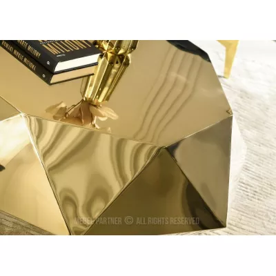 DIADEM design dohányzóasztal - arany