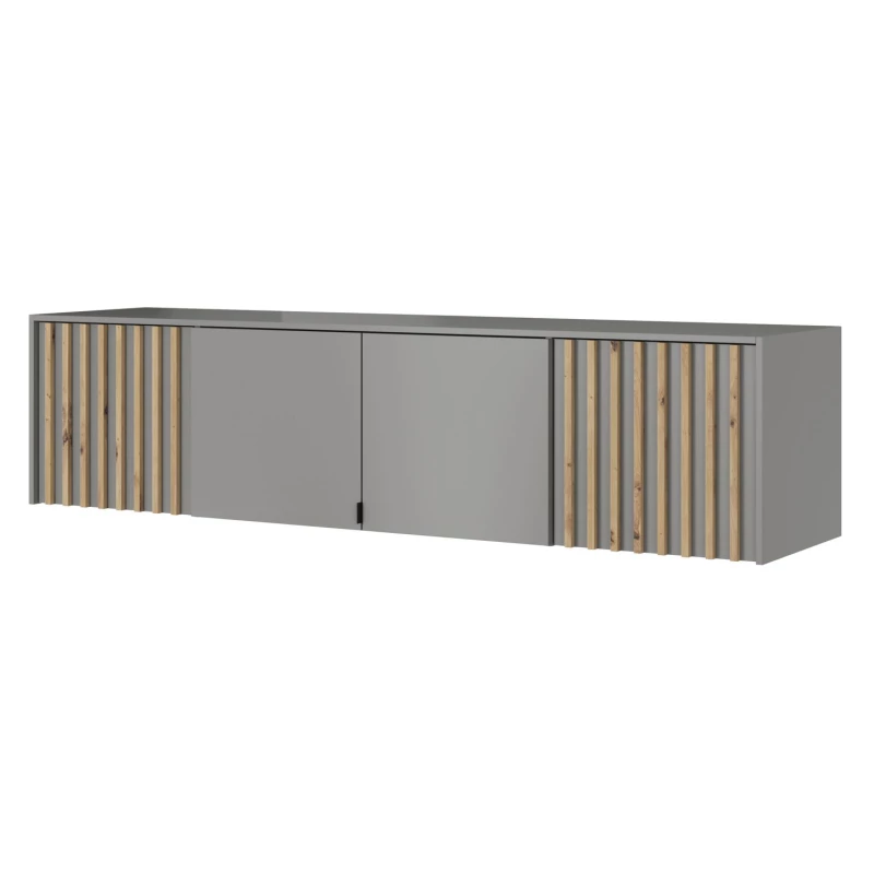 MARFA gardróbbővítmény - szélesség 205 cm, szürke / artisan tölgy