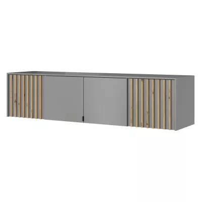 MARFA gardróbbővítmény - szélesség 205 cm, szürke / artisan tölgy