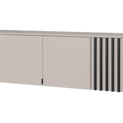 MARFA gardróbbővítmény - szélesség 205 cm, kasmír / fekete