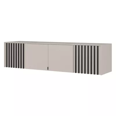 MARFA gardróbbővítmény - szélesség 205 cm, kasmír / fekete