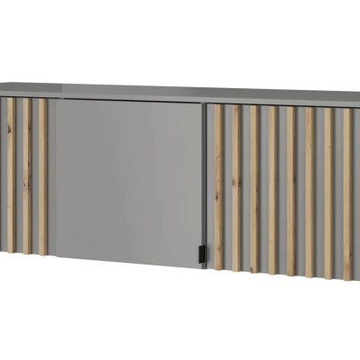 MARFA gardróbbővítmény - szélesség 155 cm, szürke / artisan tölgy