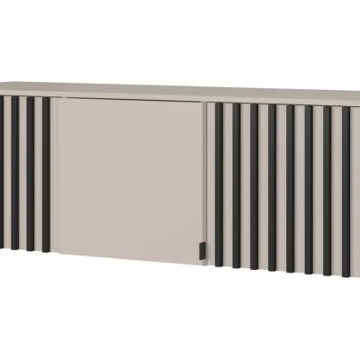 MARFA szekrénybővítmény - szélesség 155 cm, kasmír / fekete