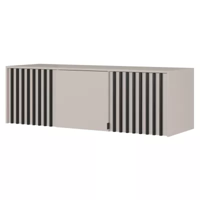 MARFA szekrénybővítmény - szélesség 155 cm, kasmír / fekete