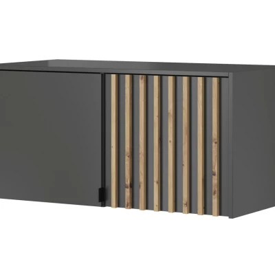 MARFA gardróbbővítmény - szélesség 105 cm, grafit / artisan tölgy