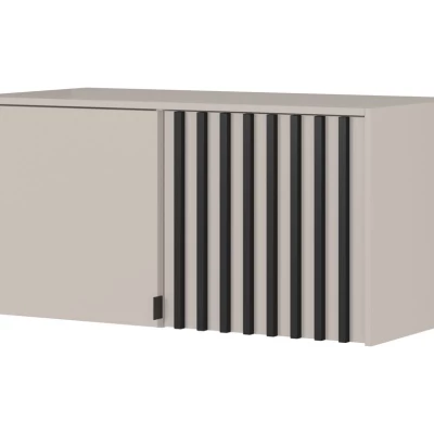 MARFA szekrénybővítmény - szélesség 105 cm, kasmír / fekete