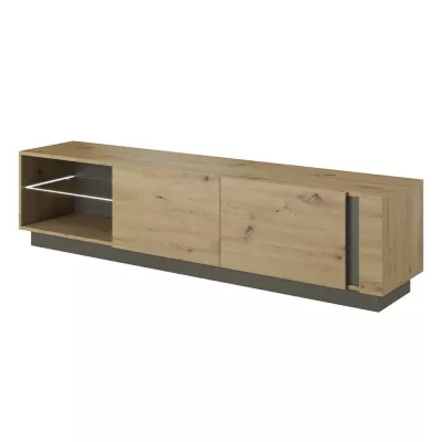 TV állvány 187 cm DOTHAN - artisan tölgy / grafit