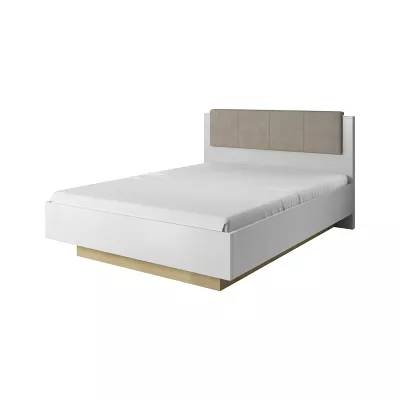 Hálószoba szett ággyal 160x200 DOTHAN - unokája tölgy / fényes fehér / fehér