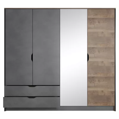 Hálószoba szett ággyal 160x200 GORDO - tölgy homok grande / matera