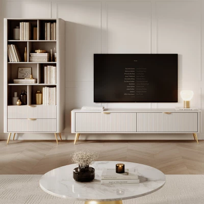 TV-állvány 163 cm MOODY - bézs