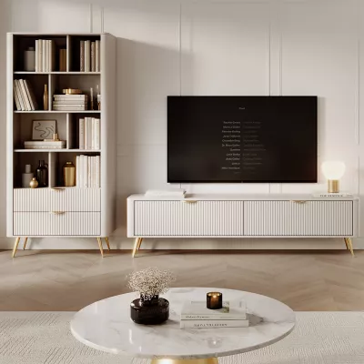 TV-állvány 163 cm MOODY - bézs