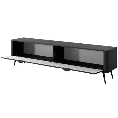 TV-állvány 200 cm MOODY - fekete