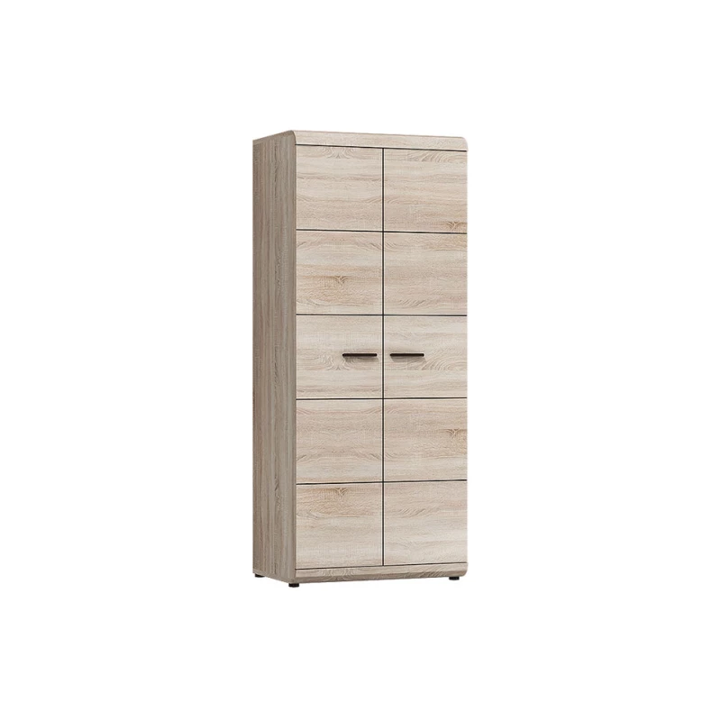 Gardróbszekrény ruhaakasztóval 80 cm LUVERNE - sonoma tölgy