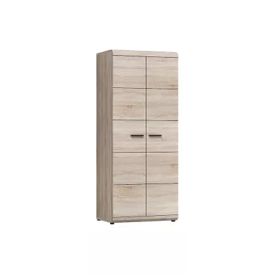 Gardróbszekrény ruhaakasztóval 80 cm LUVERNE - sonoma tölgy